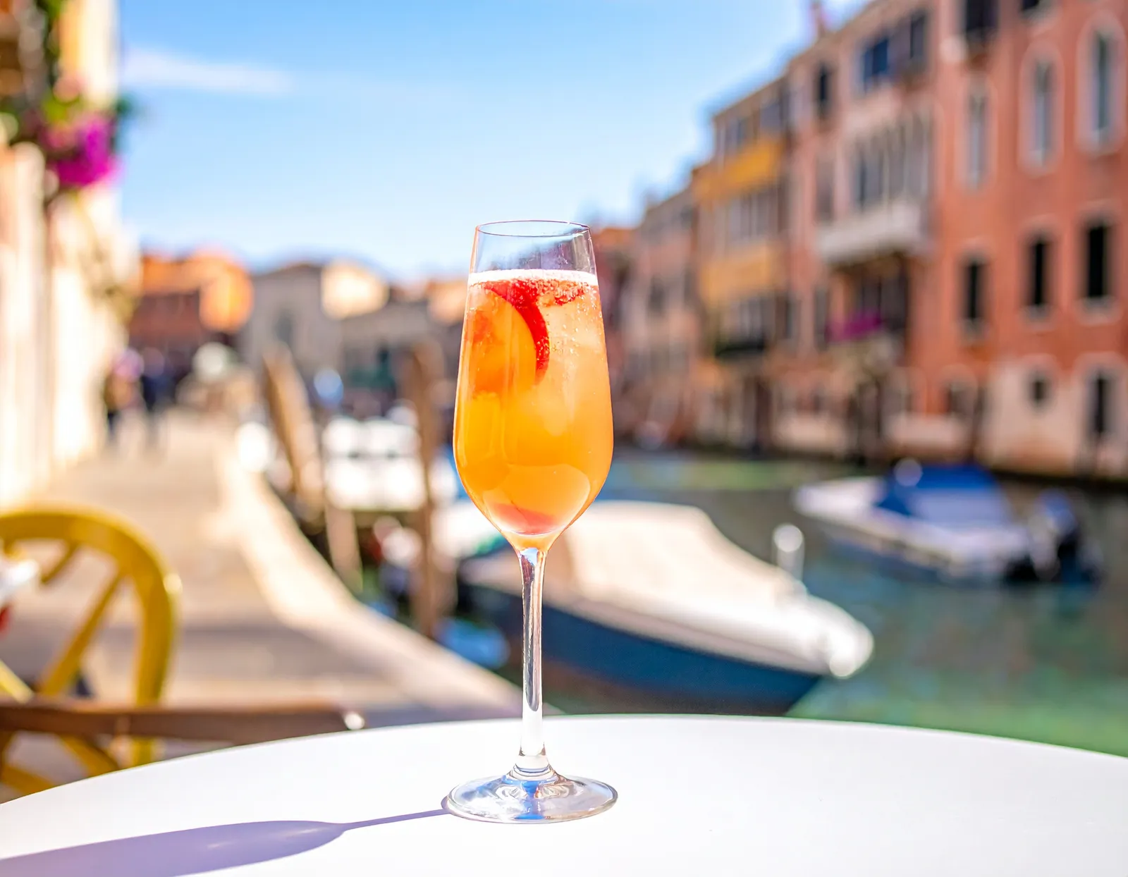 Bellini i champagneflute