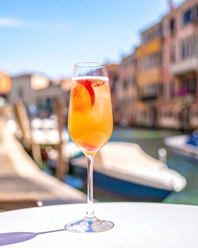 Bellini i champagneflute