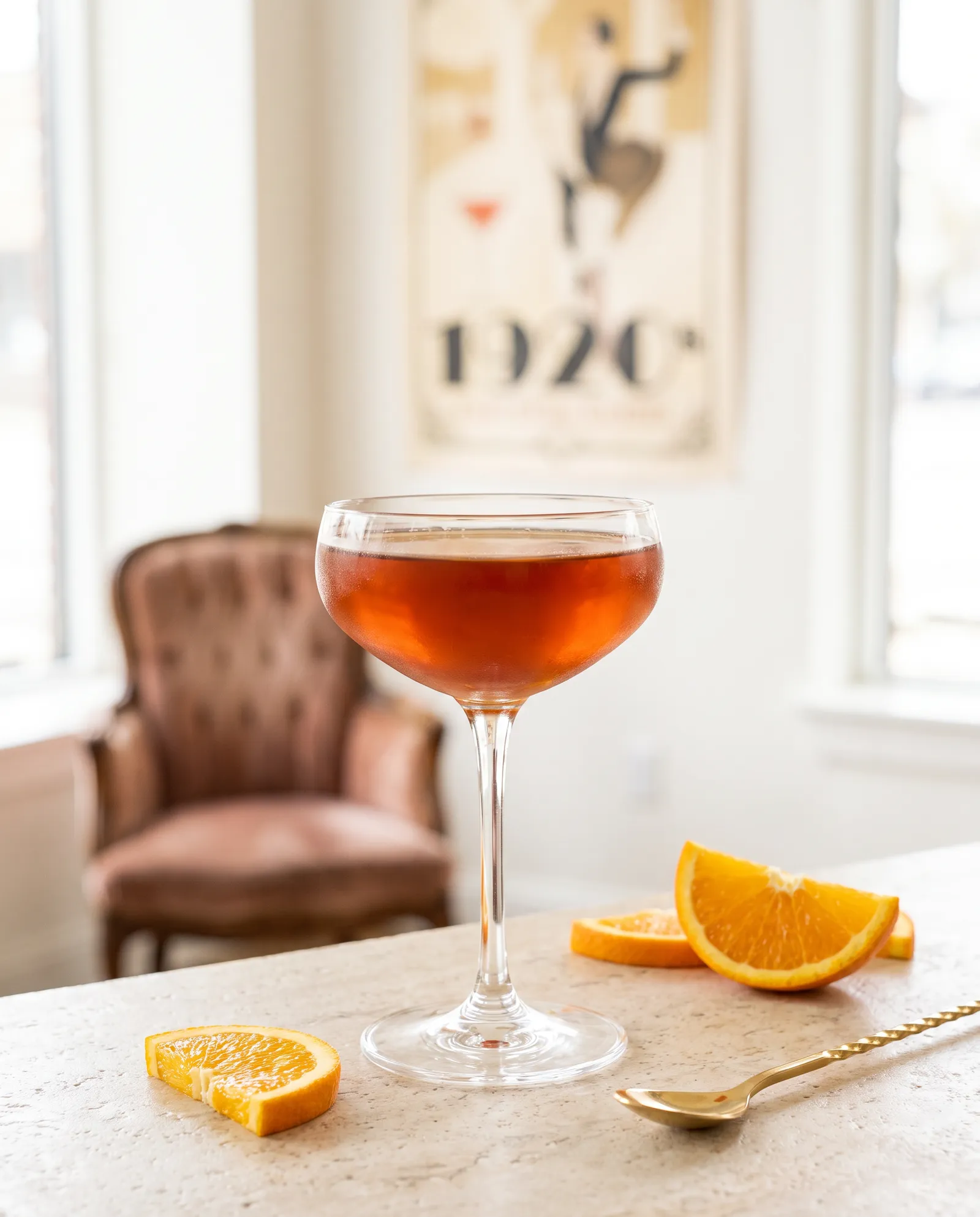 Blood and Sand i coupe med appelsin