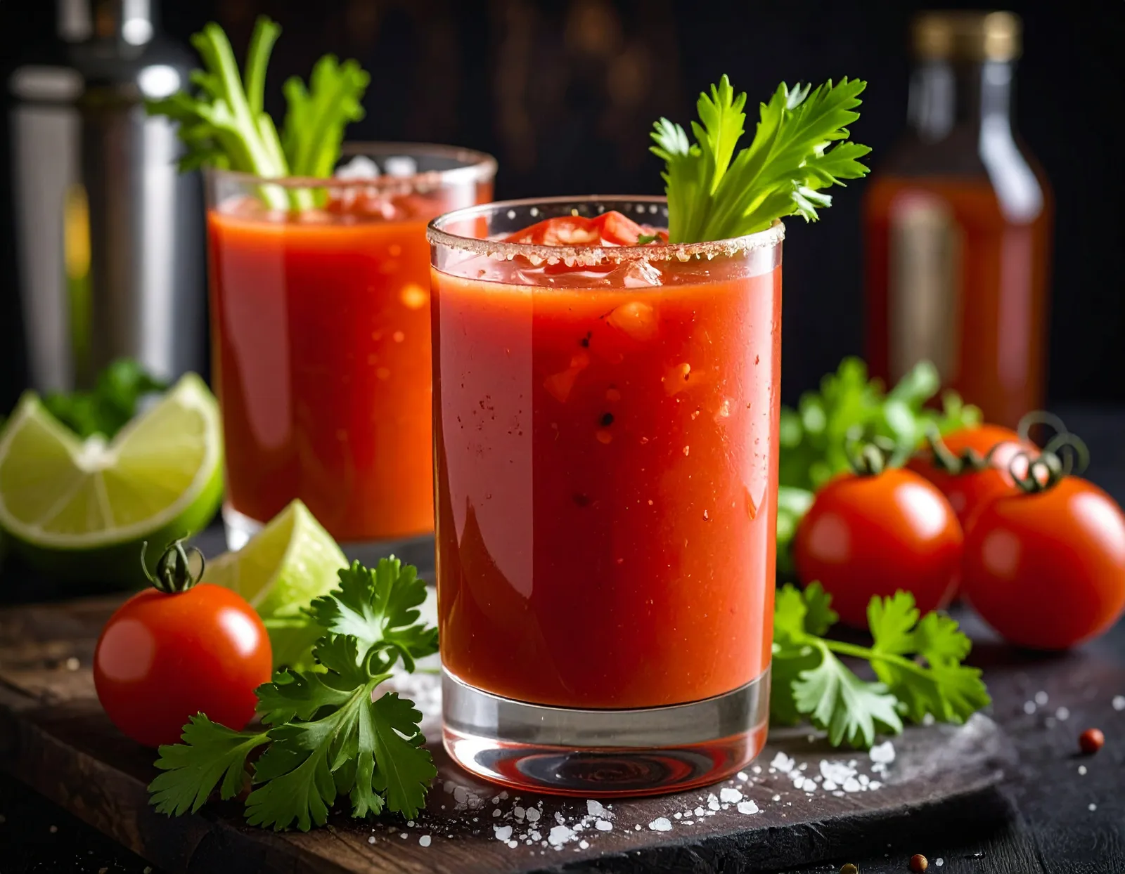 Bloody Mary i collinsglas