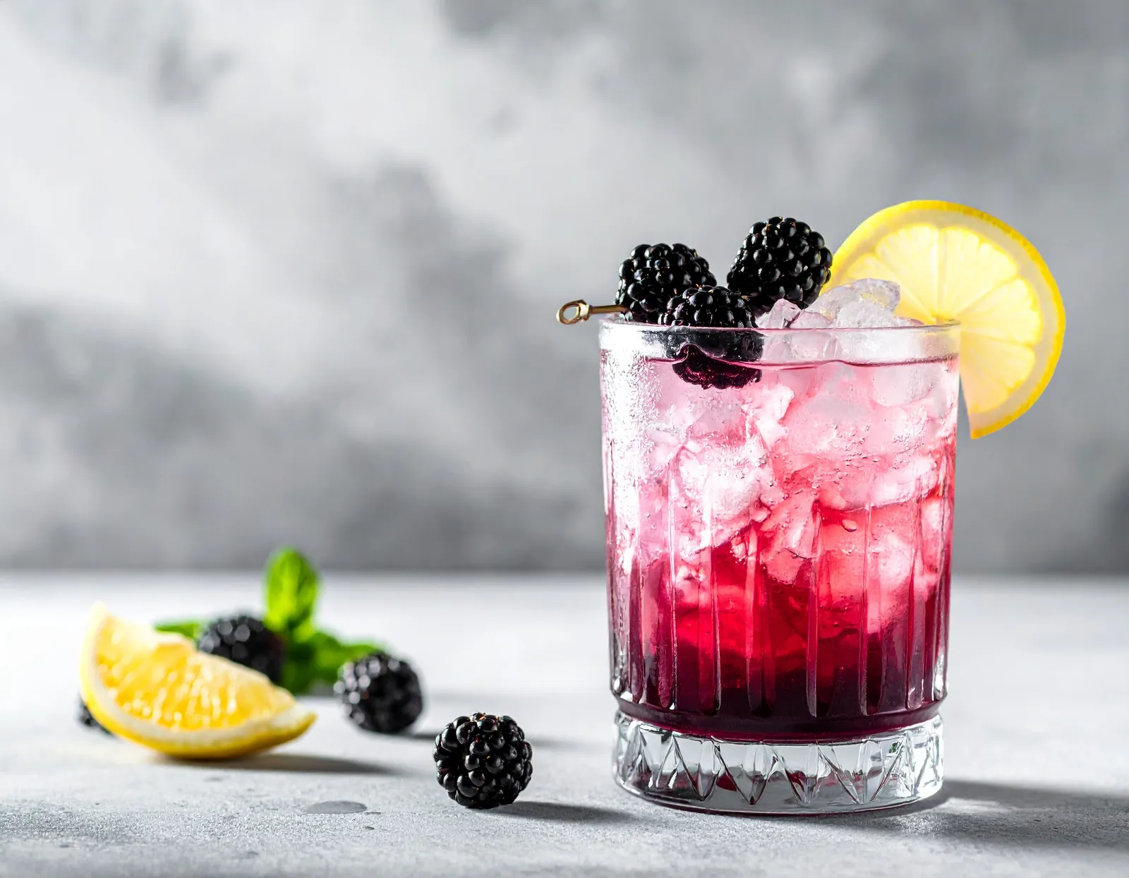 Bramble i rocksglas