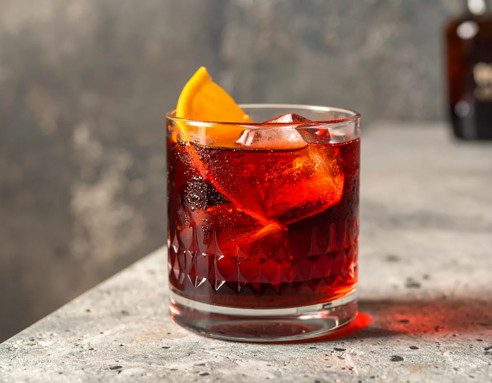 Ferrari (Campari & Fernet Branca) i rocksglas