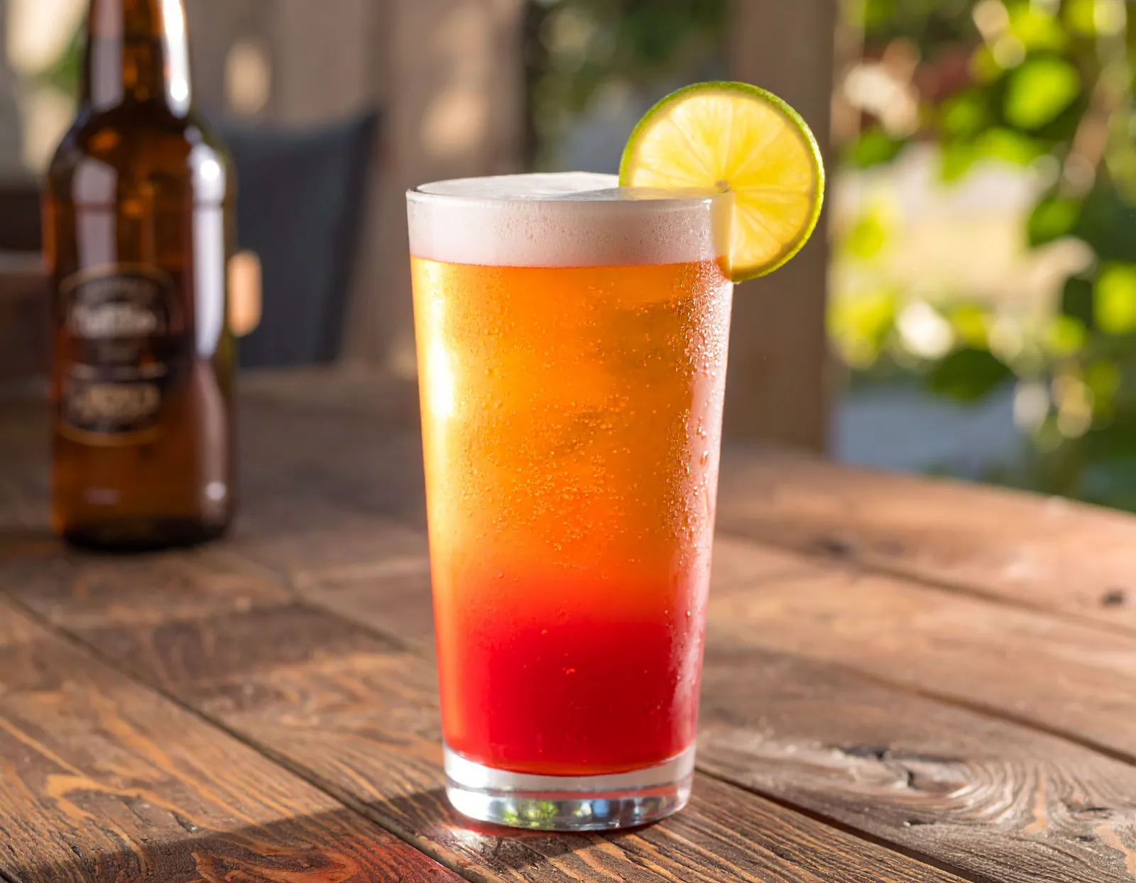 Campari Shandy i pilsnerglas