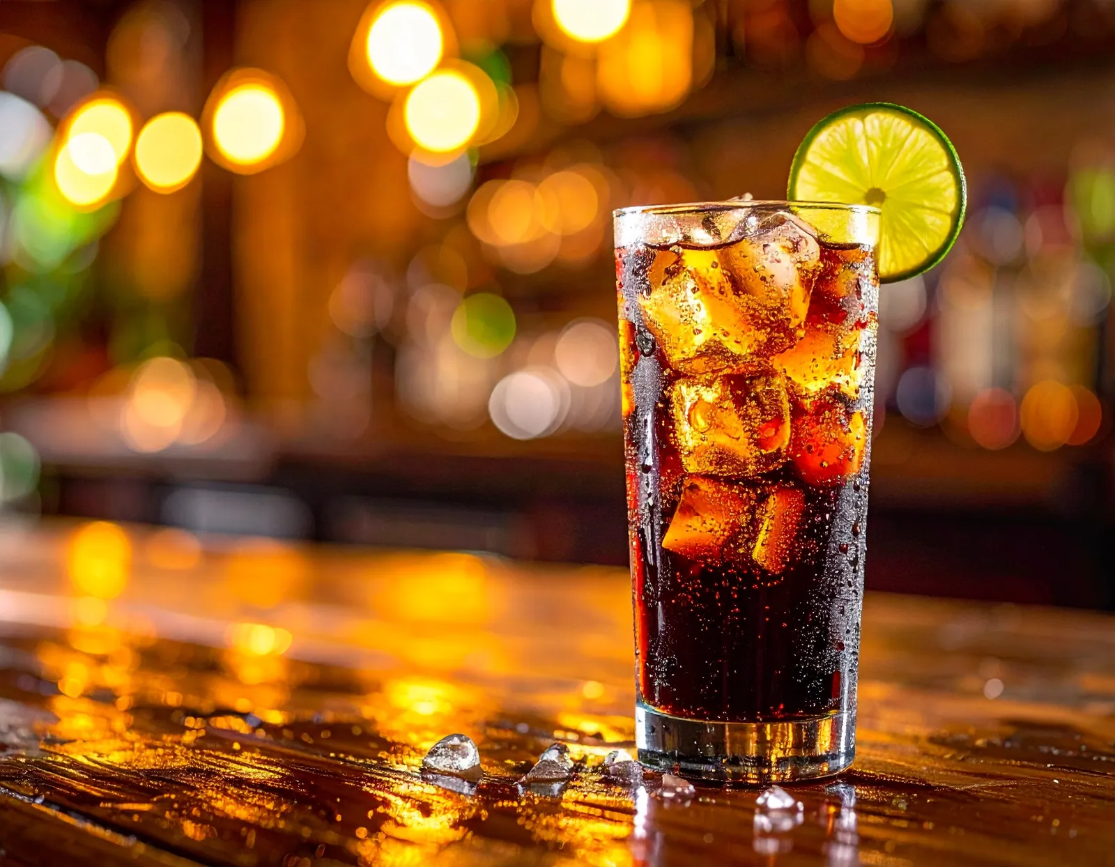 Cuba Libre i highballglas