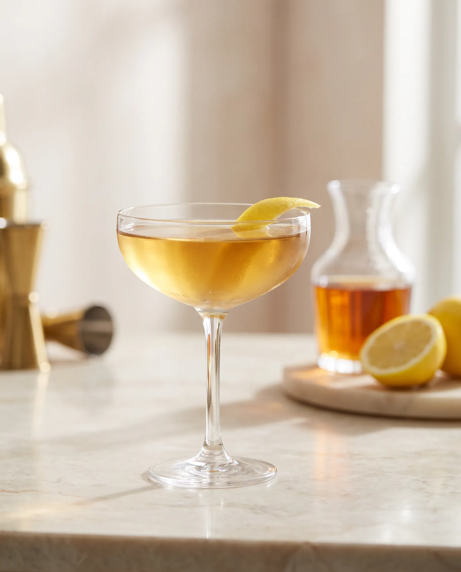 Daisy Sidecar i coupe med citron