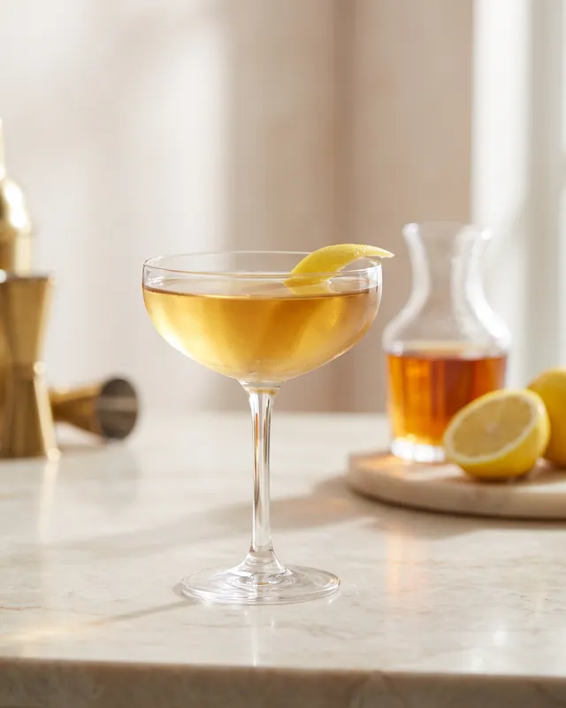Daisy Sidecar i coupe med citron