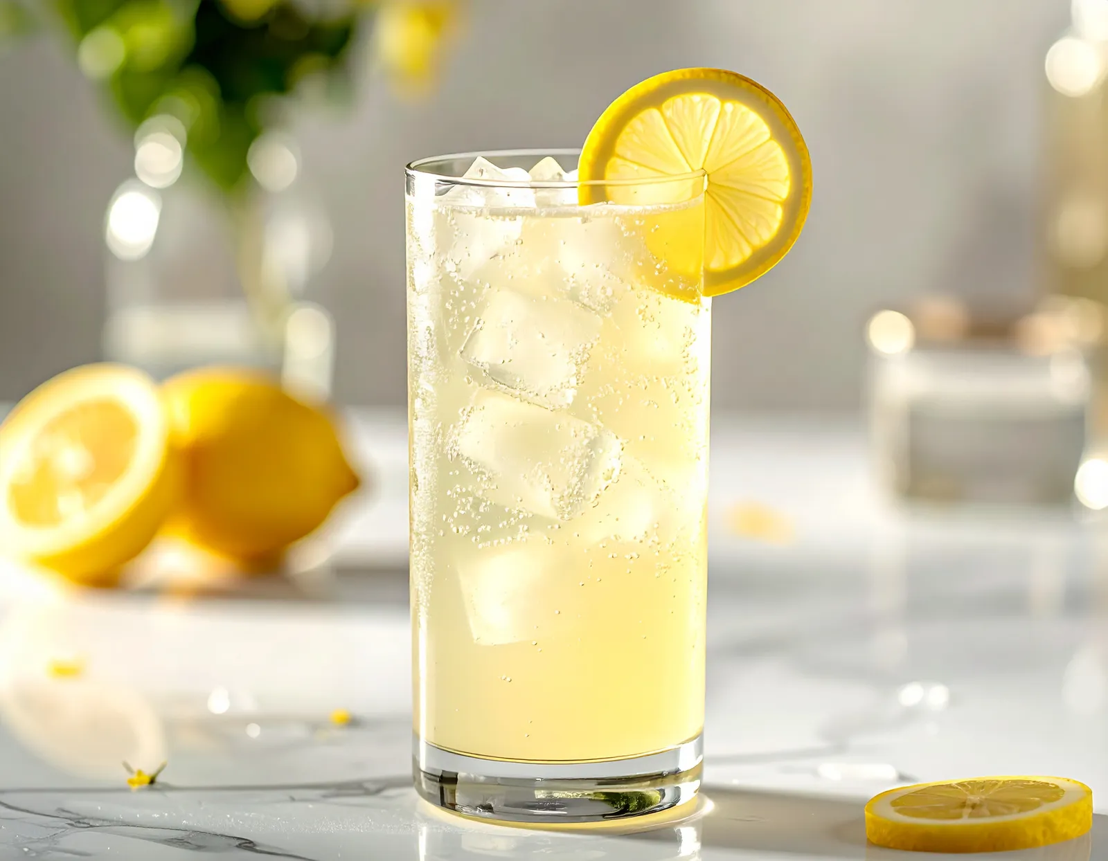 Elderflower Collins i collinsglas