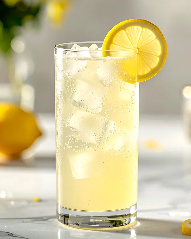 Elderflower Collins i collinsglas