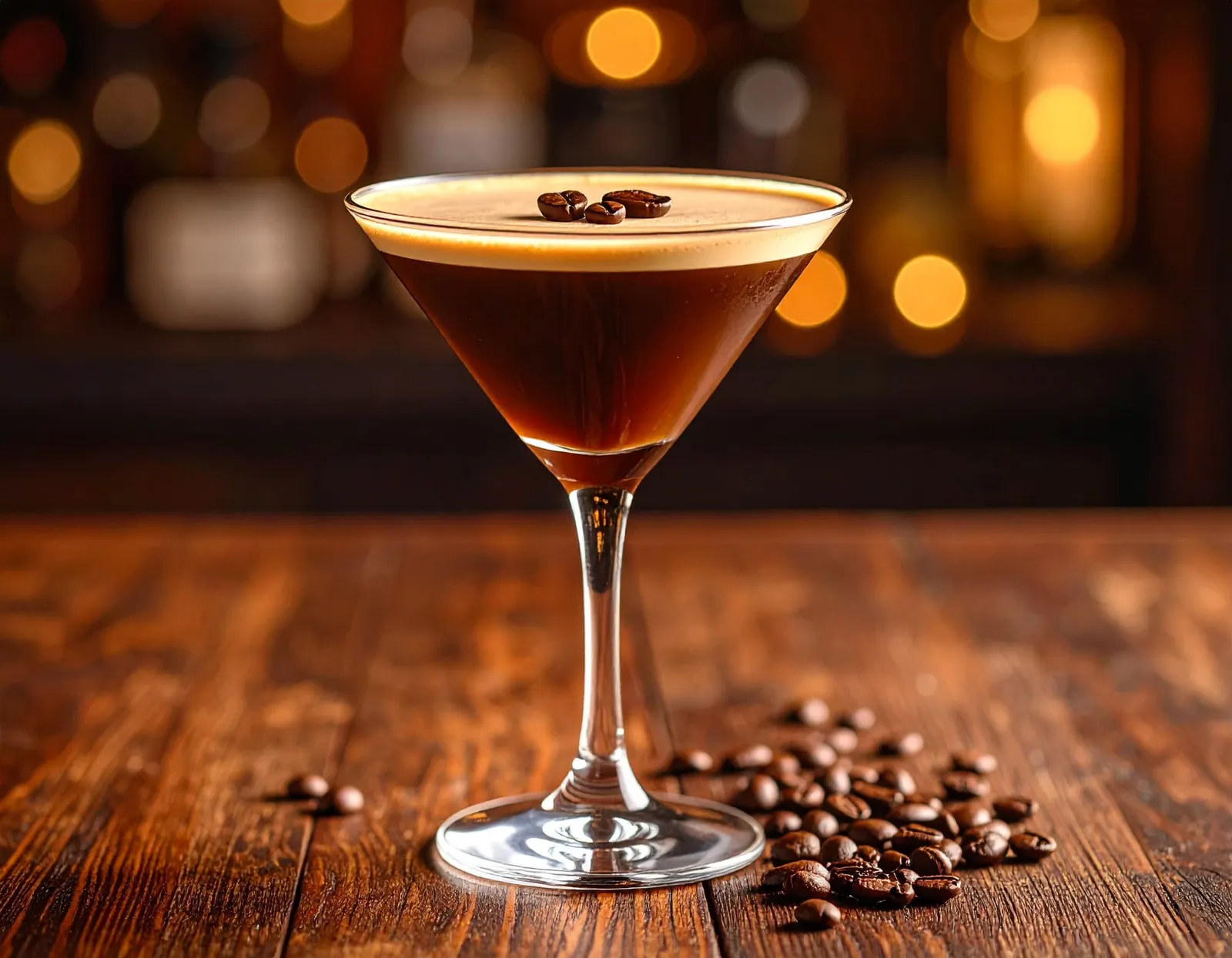 Espresso Martini i martini glas
