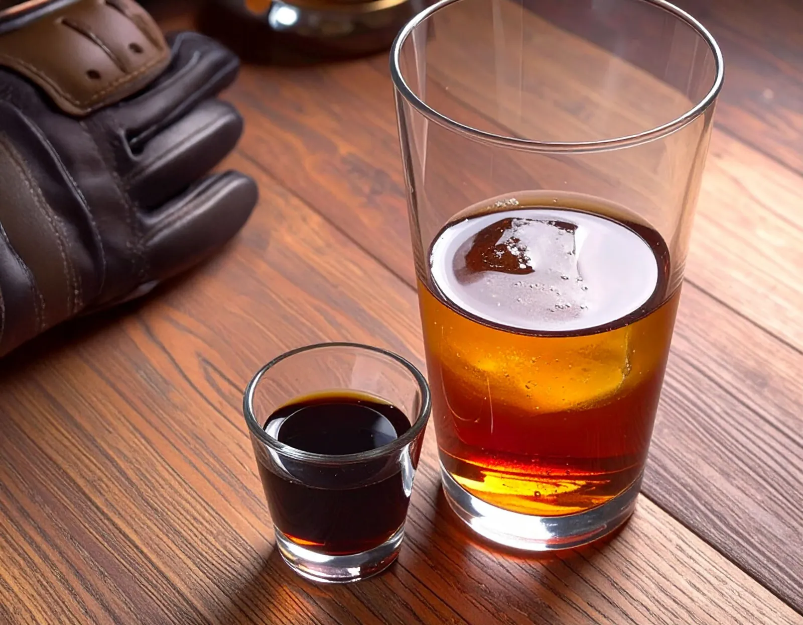 Flying Hirsch i highballglas