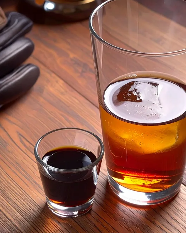 Flying Hirsch i highballglas