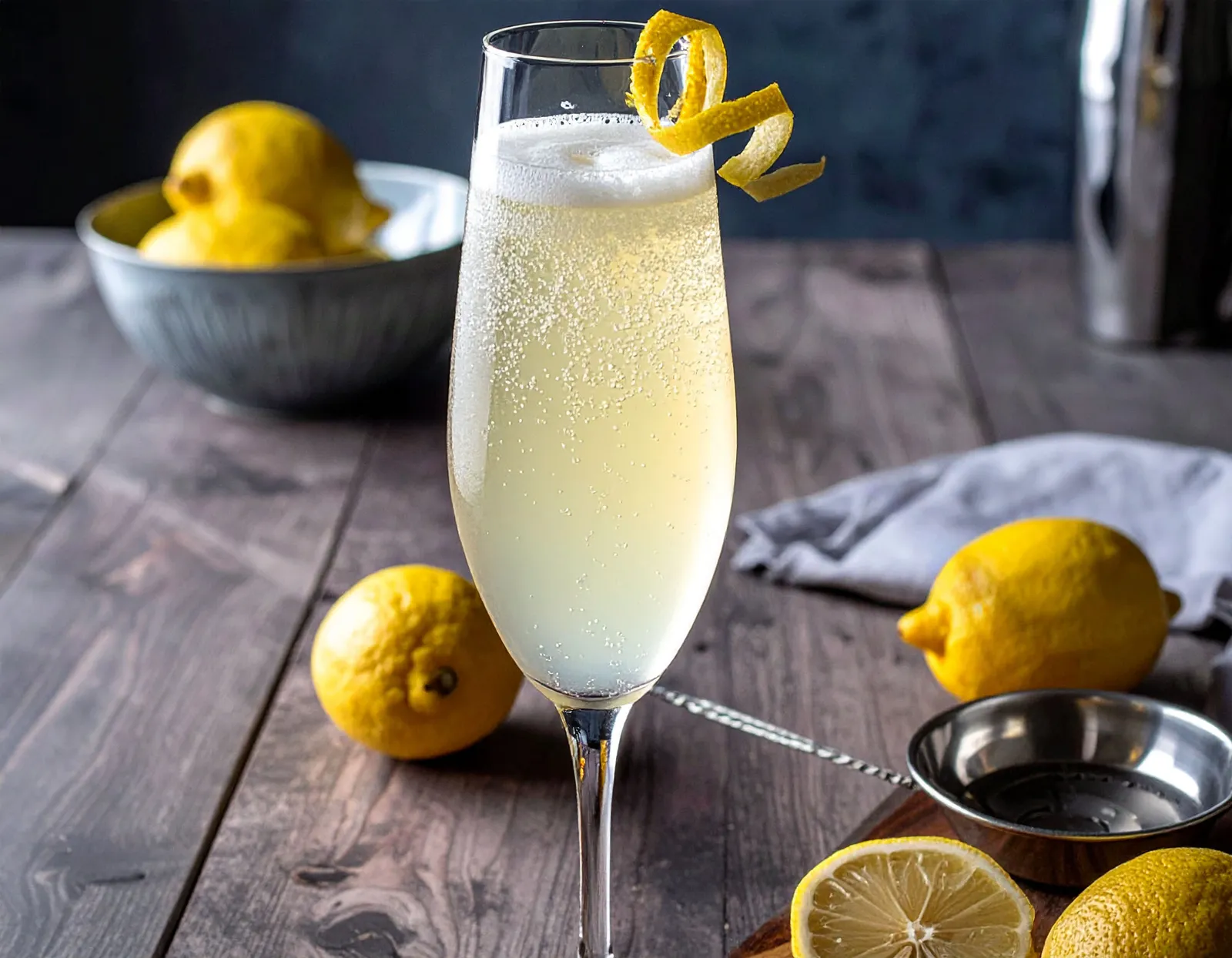 French 75 i champagneflute