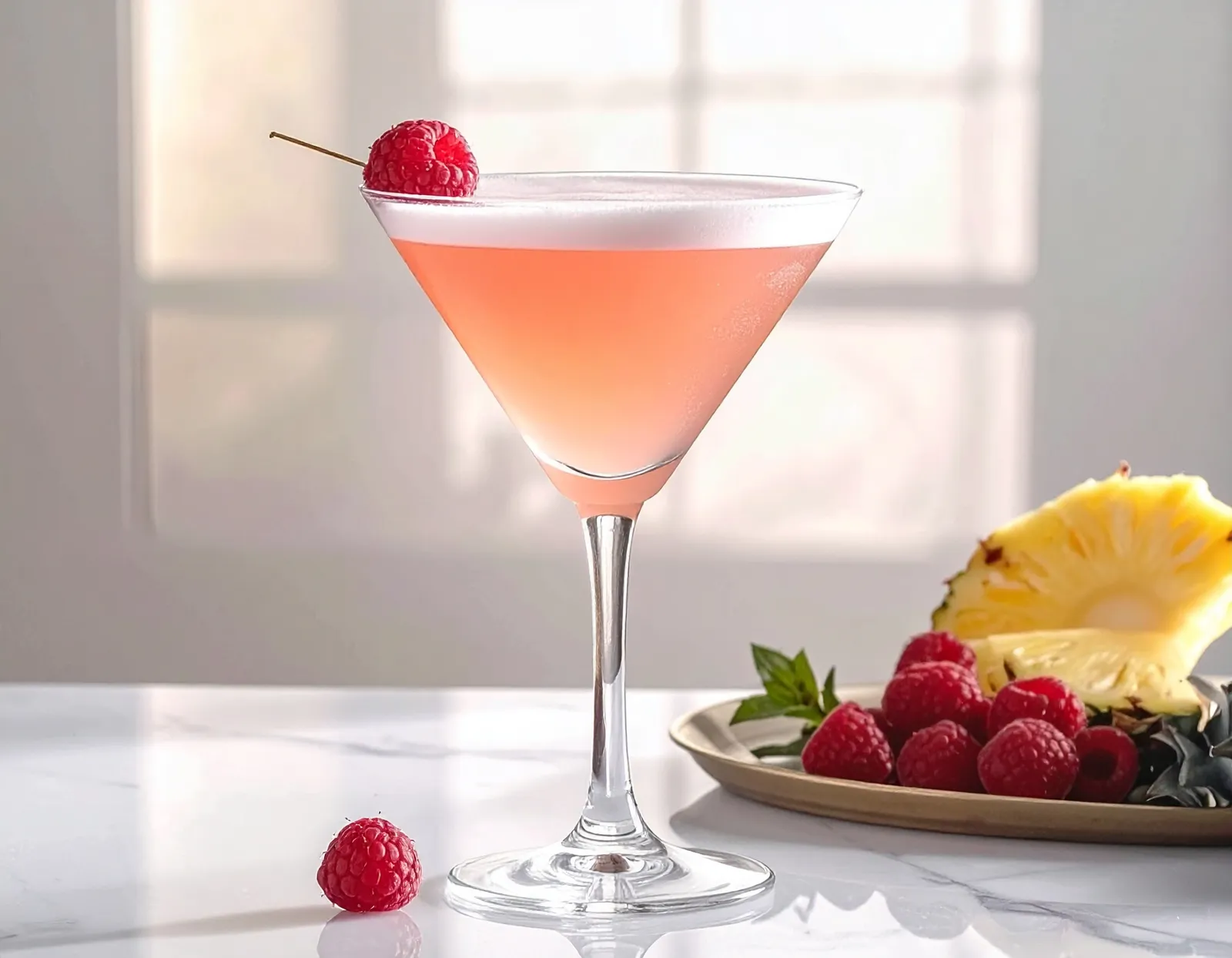 French Martini i martiniglas