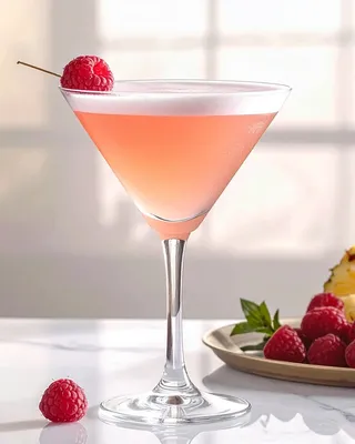 French Martini i martiniglas