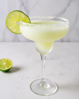 Frossen Margarita i margaritaglas