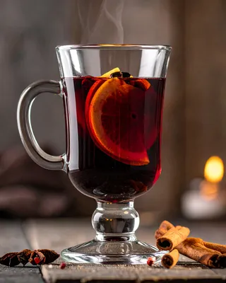Dansk gløgg i glas