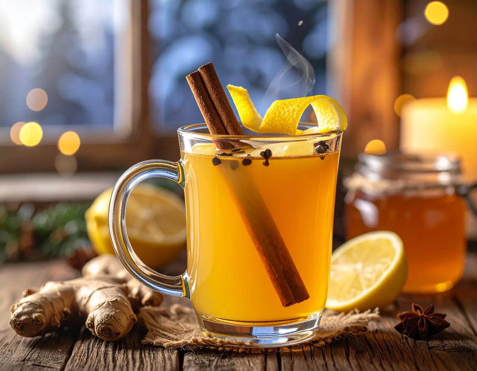 Varm Whisky Toddy i toddyglas