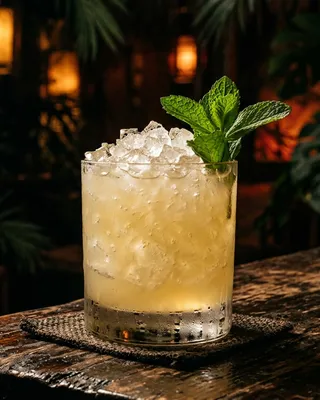 Jet Pilot i dobbelt old fashioned-glas