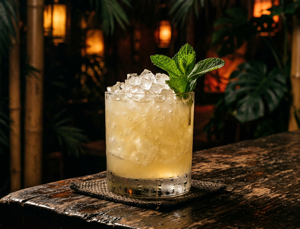 Jet Pilot i dobbelt old fashioned-glas