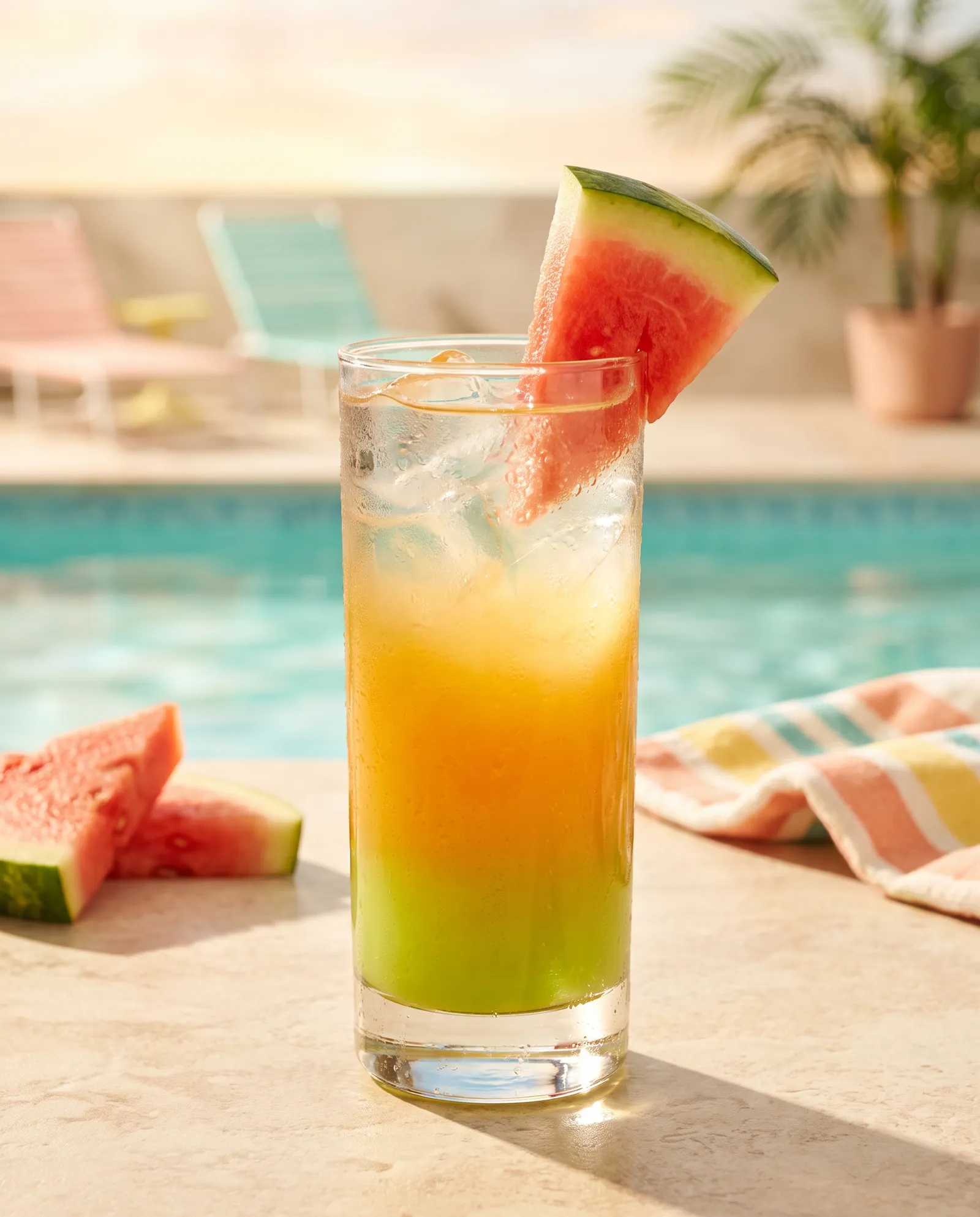 Melon Ball i highballglas med vandmelon
