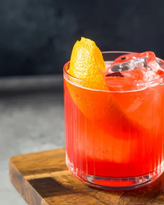 Nascar Negroni i rocksglas