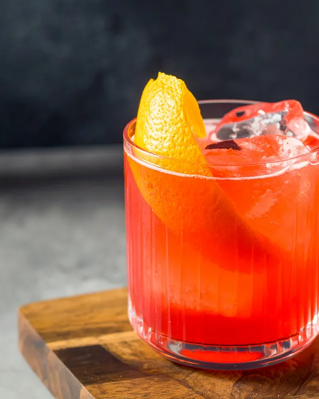 Nascar Negroni i rocksglas