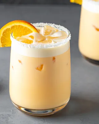 Orange Creamsicle Margarita i margaritaglas