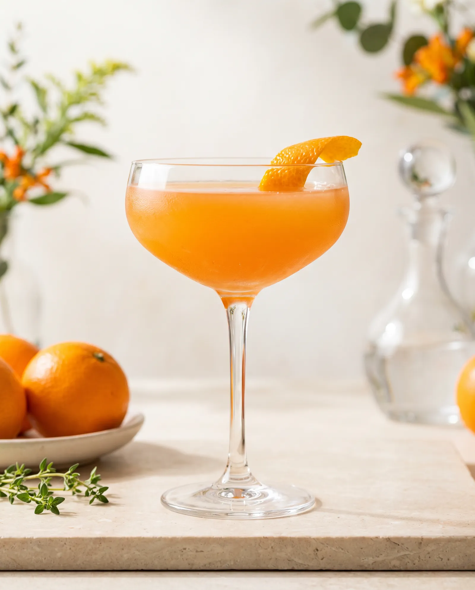 Satan's Whiskers i coupe med appelsin