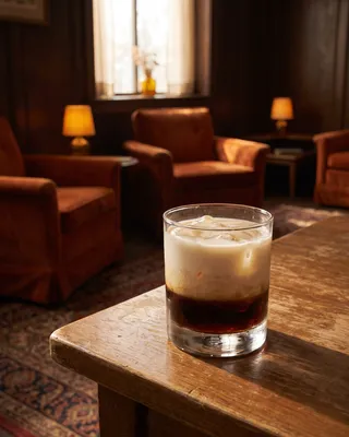 White Russian i rocksglas
